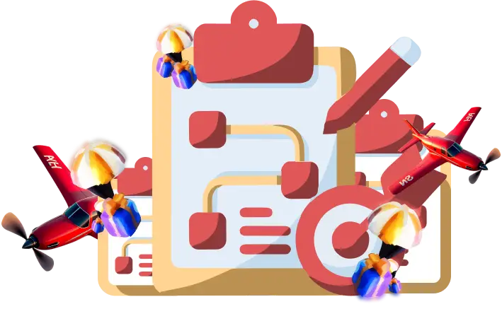 Aviator game benefits with icons representing advantages