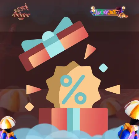 Welcome bonus icon with a gift box